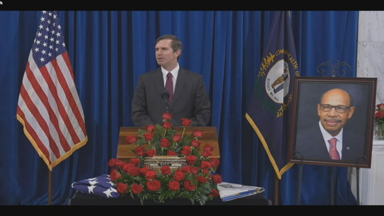 Friends and family celebrate the life of J. Michael Brown at Kentucky's capitol